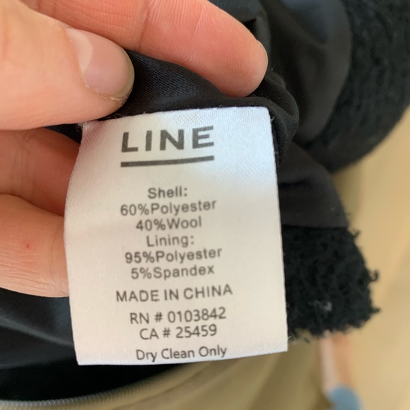 Line the Label Boucle Cocoon Coat - Picture 7 of 7